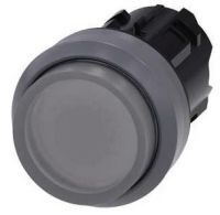 Drucktaster, beleuchtet, 22mm, rund, klar, Druckknopf 3SU1031-0BB70-0AA0