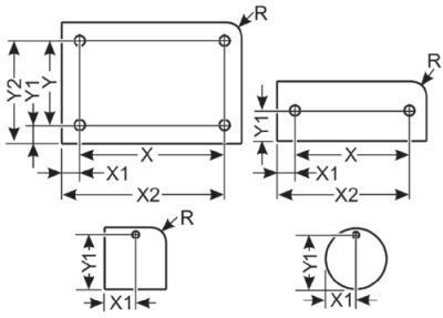 LM Lasermatt 45x12mm weiss / schwarz Selbstklebend Materialstärke 0.8mm