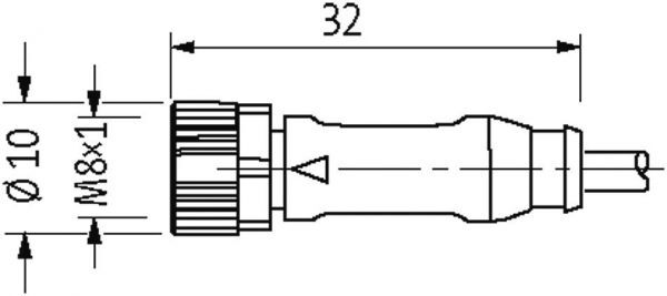 M12 St. 0° / M8 Bu. 0° LED