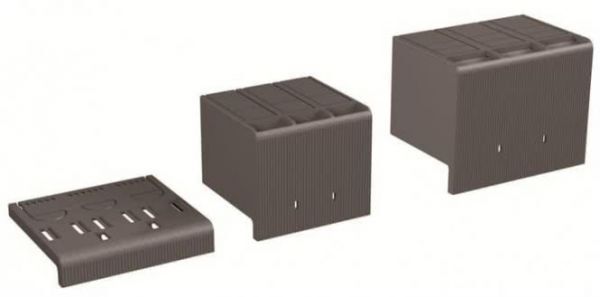 ABB LTC XT4 4p TERMINAL COVERS LOW 2pcs
