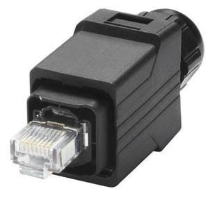 Ind. Ethernet RJ45 Plug pro, Push Pull IP65 Stecker zur vor Ort Montage