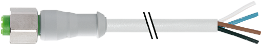 M12 Bu. 0° freies Ltg.-ende F+B