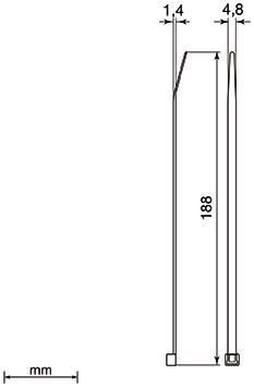 Unex 2244DT Detektierbare Kabelbinder