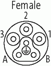 MQ15-X-Power Bu. 90°links gesch. freies Ltg.-ende