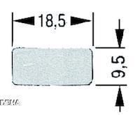 Bezeichnungsschild für 3SB2 Symbol: *BEWEGUNG PFEILRICHTUNG* 3SB2901-2NA