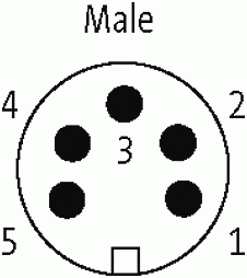 7/8" St. 0° freies Ltg.-ende