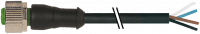 M12 Bu. 0° freies Ltg.-ende V2A 7002-12221-6345500