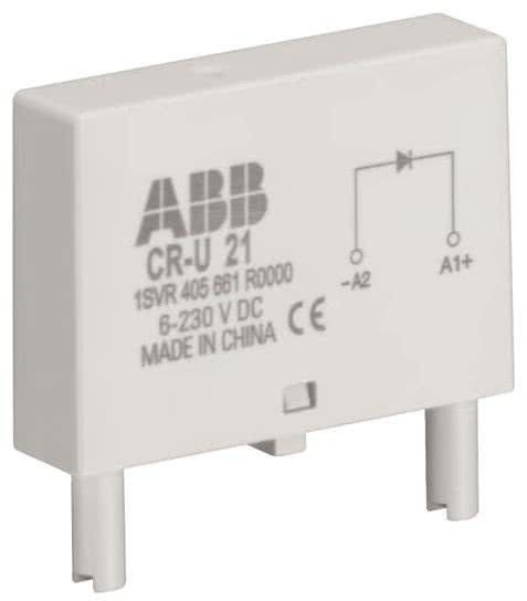 ABB Steckmodul Diode u.LED rot CR-U 41C