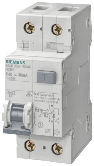 SIEM 5SU13567KK16 FI/LS 30mA 1+N-P C16