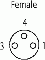 M8 Bu. 90° snap-in freies Ltg.-ende