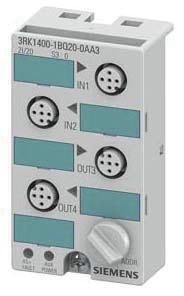 AS-I Kompaktmodul K45, IP67, Digital, 2 Ein-/Ausg. 2x1 Eing., max. 200mA