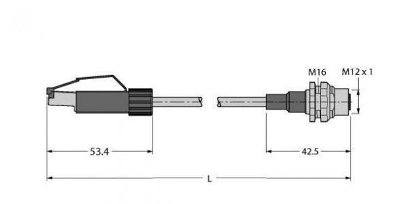 RJ45S-FKSDD-4416-0.5M