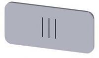 Bezeichnungsschild 12,5x27mm, Schild silber, Symbol: *III* 3SU1900-0AC81-0QD0
