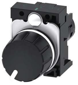 Potentiometer, 22mm, rund, schwarz, 10K Ohm