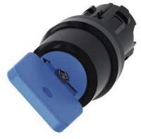Schlüsselschalter O.M.R, 22mm, rund, blau, Schlüsselabzug O 3SU1000-4GC01-0AA0