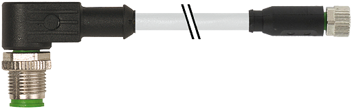 M12 St. 90° / M8 Bu. 0°