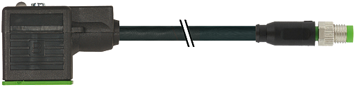 M8 St. 0° A-kod. / MSUD Ventilst. A-18mm