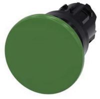 Pilzdrucktaster, 22mm, rund, grün, 40mm 3SU1000-1BD40-0AA0