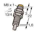 TURCK Induktiver Sensor NI3-EG08K-Y1
