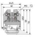 Wieland WK 4 / U /V0 57.504.0055.0 Wieland WK 4 / U /V0 Durchgangsklemme 57.504.0055.0