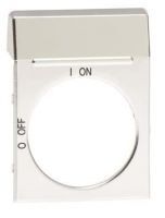 ABB OPS2 Blanco-Schild silber f. OPS2 1SCA022353R4460