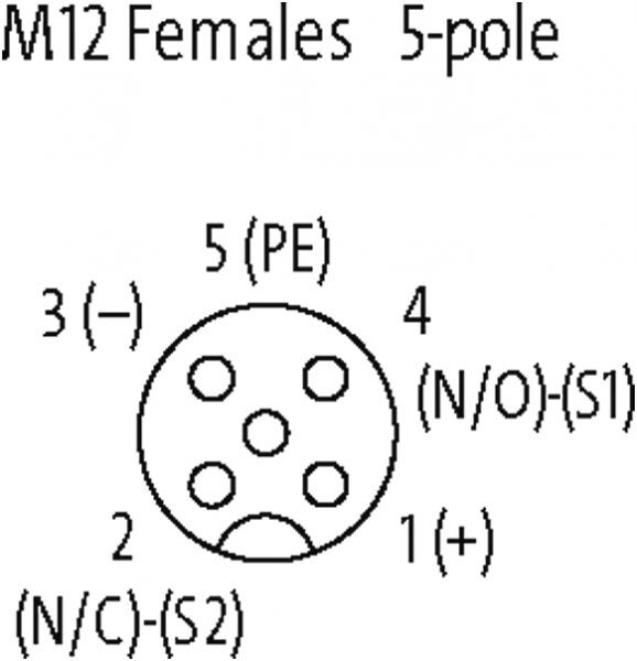 M12-Verteiler 8-f.,5-pol.,ohne LEDs