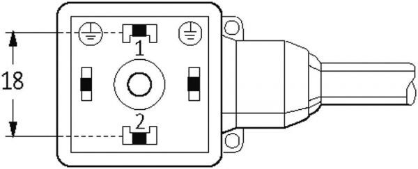 MSUD Ventilst. A-18mm freies Ltg-ende