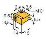 Turck Induktiver Sensor NI2-Q9,5-AP6/S34 1650077