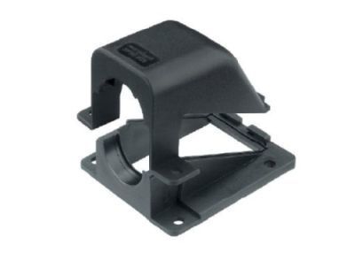 KFW/X M25/21 Kunststoff-Flanschwinkel, für Murrflex EWX, drehbar,schwarz