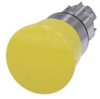 Pilzdrucktaster, 22mm, rund, gelb, Drehentriegelung 3SU1050-1HB30-0AA0