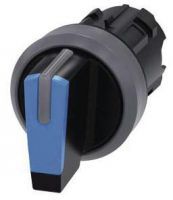 Knebelschalter, beleuchtbar, 22mm, rund, blau 3SU1032-2BN50-0AA0