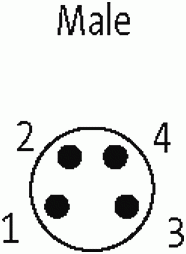 M8 St. 0° A-kod. freies Ltg-ende