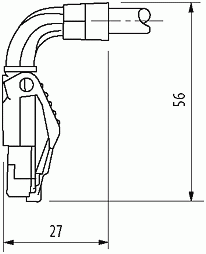 RJ45 St. 90°oben/ RJ45 St. 90°rechts, Ethernet