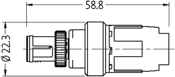 MOSA MQ12 St. ger. selbstanschl. Schneidklemme