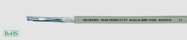 Daten- und Rechnerkabel PAAR-TRONIC-CY-CY 3x2x0,14 mm² Grau