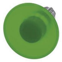 Pilzdrucktaster, beleuchtet, 22mm, rund, grün, 60mm 3SU1051-1CD40-0AA0