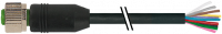 M12 Bu. 0° freies Ltg.-ende 7000-19041-7055000