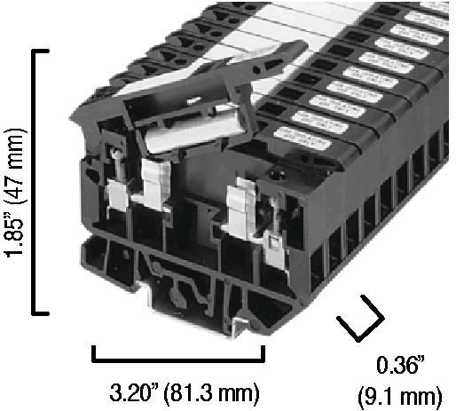 4 square mm Fuse Terminal Block