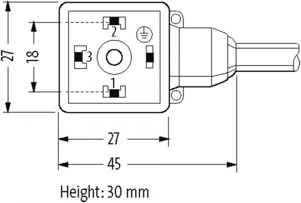 MSUD Ventilst. BF A 18 mm freies Ltg.-ende