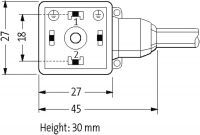 MQ12 St. ger. auf MSUD Ventilst. BF A 18 mm 7050-40881-6160070