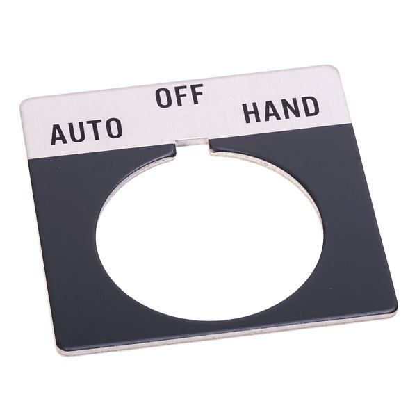 30mm 800T HAND-OFF-AUTO Legend Plate