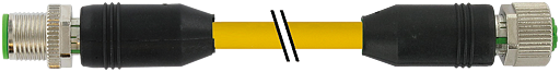 M12 St. 0° / M12 Bu. 0° V4A