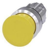 Pilzdrucktaster, 22mm, rund, gelb, 30mm 3SU1050-1AD30-0AA0