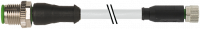 M12 St. 0° / M8 Bu. 0° geschirmt 7000-43311-2410150