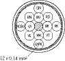 SPIRALLEITUNG 12-ADRIG 3,9M 86721