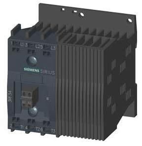 Halbleiterschütz 3RF3, 3-phasig, AC53 12,5A 40°C 48-600V/24V DC2 Ph. gesteuert