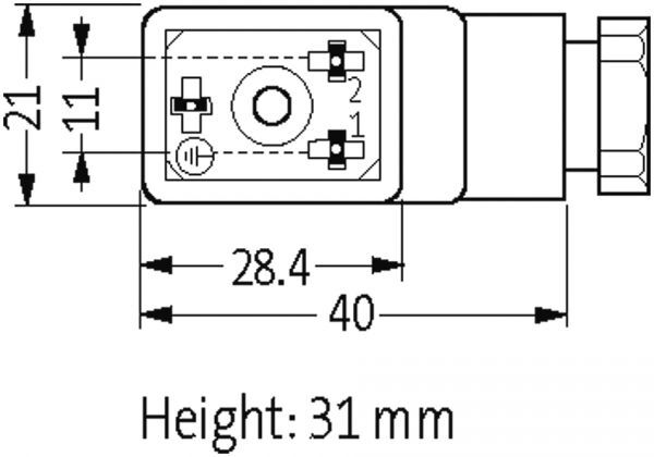 SVS Eco LED Ventilst. BF BI 11mm LED 24V