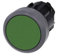 Drucktaster, 22mm, rund, grün, Druckknopf 3SU1030-0AA40-0AA0