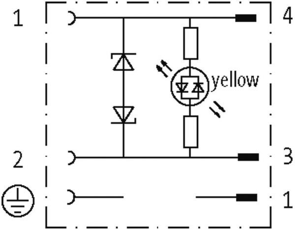 M8 St. 0°3pol. / MSUD Ventilst. BF BI 11mm