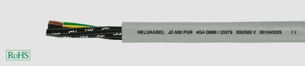 PUR-Steuerleitung JZ-500 PUR 4G2,5 mm² Grau